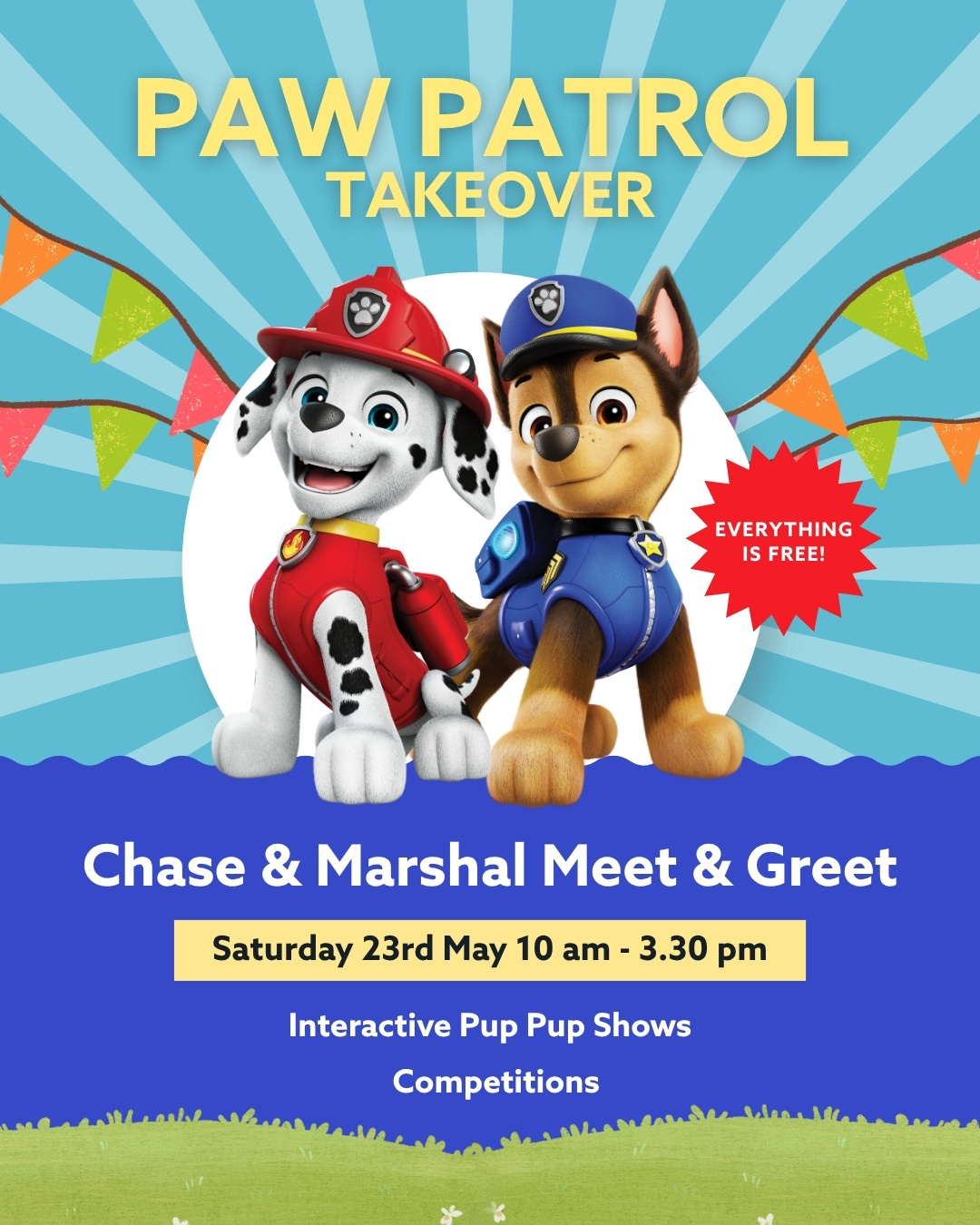 PAW PATROL™ TO TAKE OVER EASTGATE BASILDON THIS MAY HALF TERM